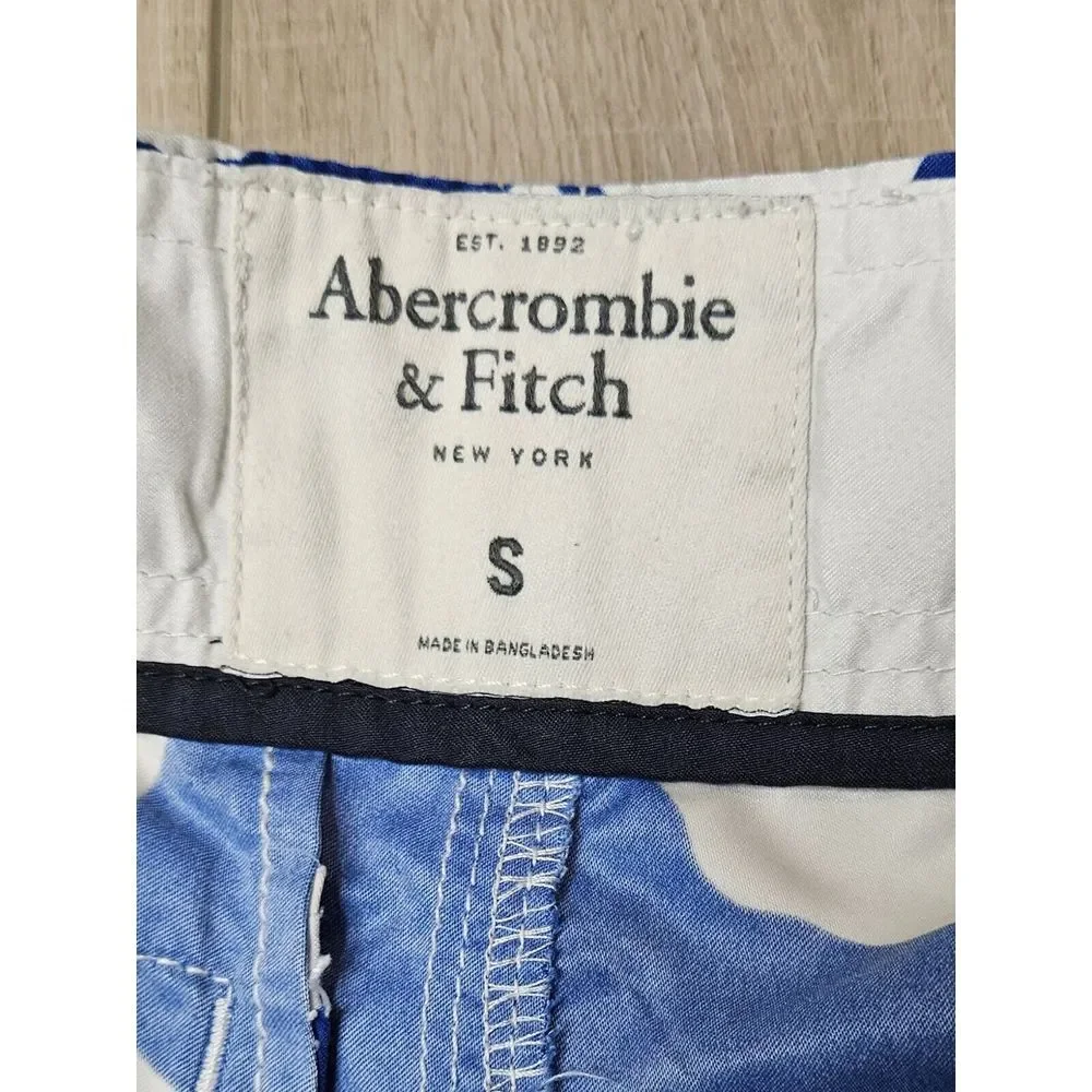 Abercrombie & Fitch Mens‎ Hawaiian Print Boardshorts Swim Trunks Size Small